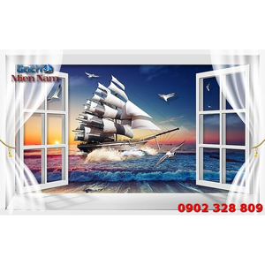 Gạch 3d Thuận Buồm Xuôi Gió TB10