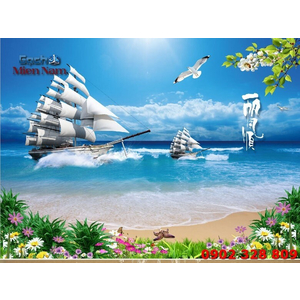 Gạch 3d Thuận Buồm Xuôi Gió TB11