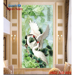 Gạch 3d Tùng Hạc Diên Niên HT17
