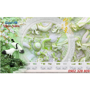 Gạch 3d Tùng Hạc Diên Niên HT03