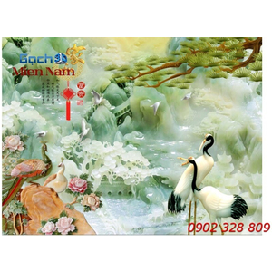 Gạch 3d Tùng Hạc Diên Niên HT04