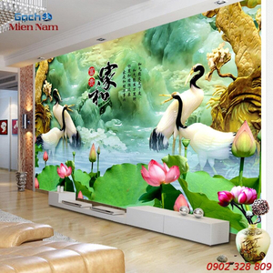 Gạch 3d Tùng Hạc Diên Niên HT06