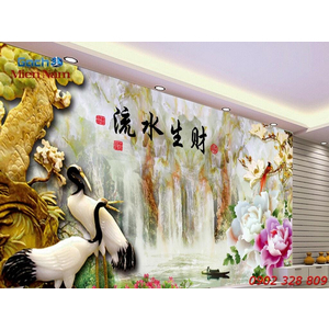 Gạch 3d Tùng Hạc Diên Niên HT07
