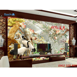 Gạch 3d Tùng Hạc Diên Niên HT08