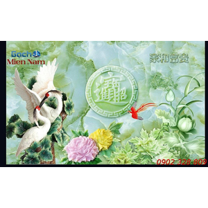 Gạch 3d Tùng Hạc Diên Niên HT09