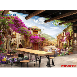 Gạch 3d Tường Hoa TH13