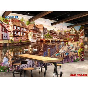 Gạch 3d Tường Hoa TH16