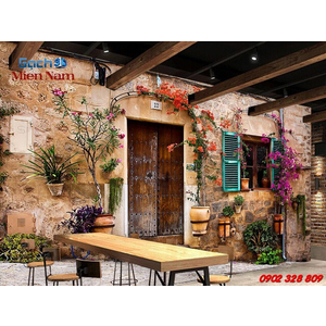 Gạch 3d Tường Hoa TH09