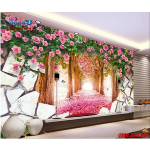 Gạch 3d Tường Hoa TH40