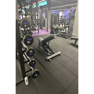 Thảm gạch cao su phòng Gym KT 50cmx50cm - 1mx1m bề mặt màu trơn ML-RUBBER M006