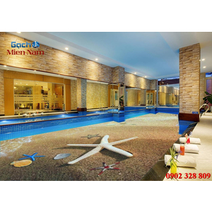 Gạch lát nền 3D bể bơi GHB20