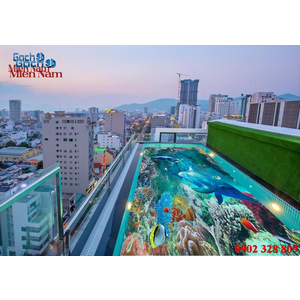 Gạch lát nền 3D bể bơi GHB21