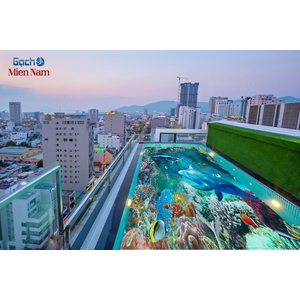 Gạch lát nền 3D bể bơi GHB22