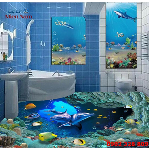 Gạch Lát Nền 3D Đại Dương SDD13