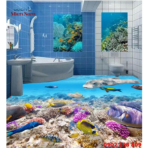 Gạch Lát Nền 3D Đại Dương SDD16
