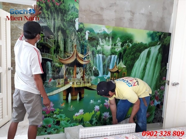 gạch lát nền 3D tại tpHCM