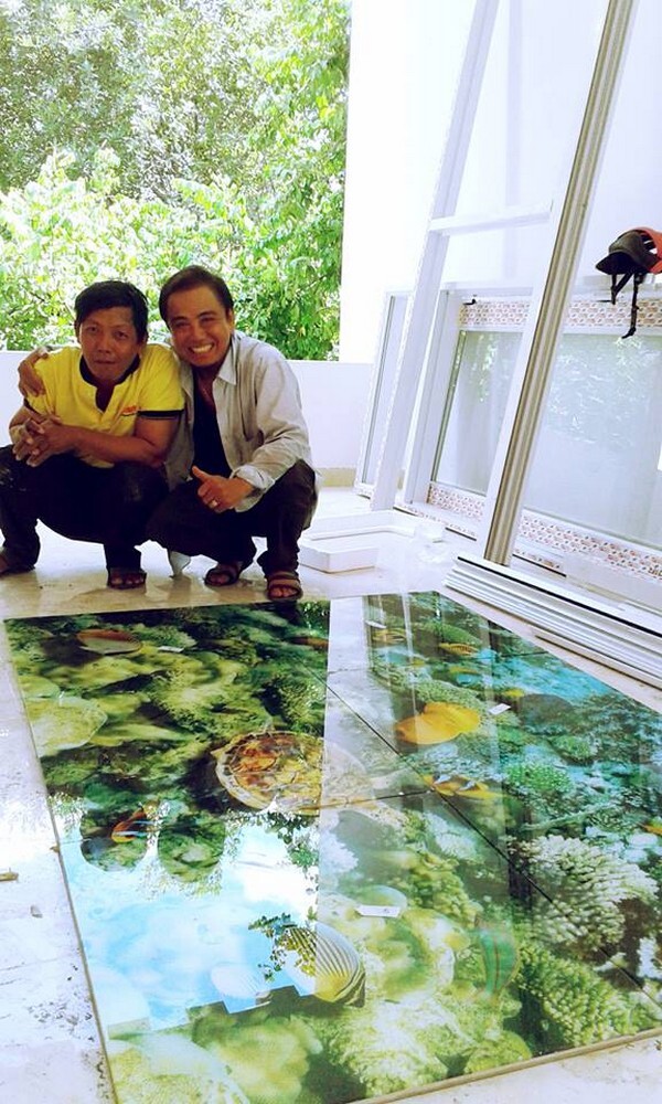 gạch lát nền 3D tại tpHCM