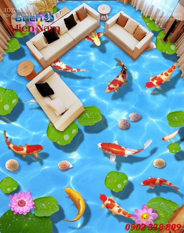 Gạch ốp 3d phòng khách