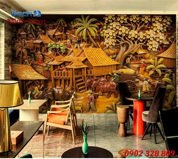 Gạch ốp tường 3D tại Hà Nội