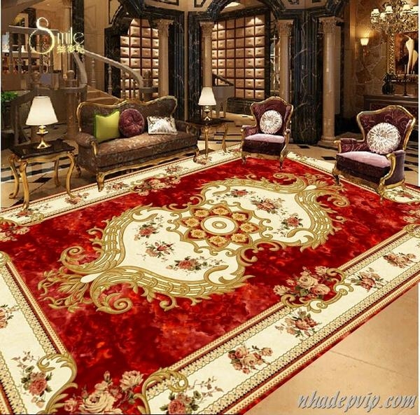 gạch thảm trang trí phòng khách giá bao nhiêu