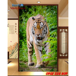 Gạch Tranh 3D Con Hổ CHM32