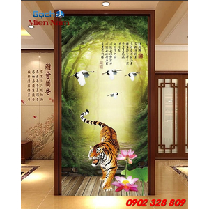 Gạch Tranh 3D Con Hổ CHM25