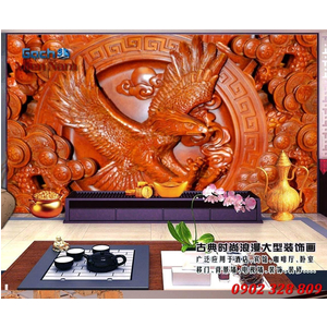 Gạch tranh 3d Đại Bàng DB05
