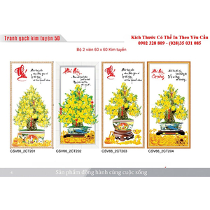 Gạch tranh 3D Kim Tuyến KT67