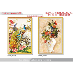 Gạch tranh 3D Kim Tuyến KT71