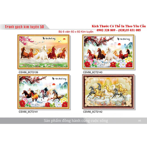 Gạch tranh 3D Kim Tuyến KT76