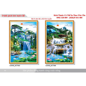 Gạch tranh 3D Kim Tuyến KT78