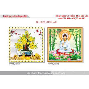 Gạch tranh 3D Kim Tuyến KT79