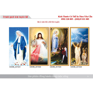 Gạch tranh 3D Kim Tuyến KT84