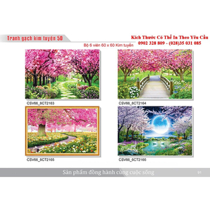 Gạch tranh 3D Kim Tuyến KT92