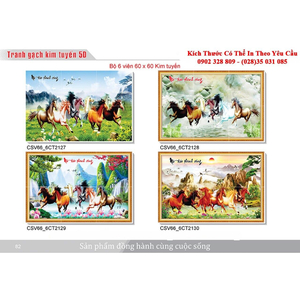 Gạch tranh 3D Kim Tuyến KT73