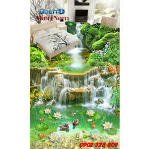 Gạch Tranh 3D Mẫu Thác Nước TNM296