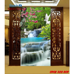 Gạch Tranh 3D Mẫu Thác Nước TNM265