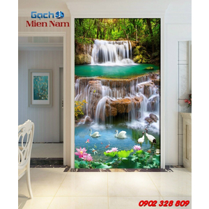 Gạch Tranh 3D Mẫu Thác Nước TNM291
