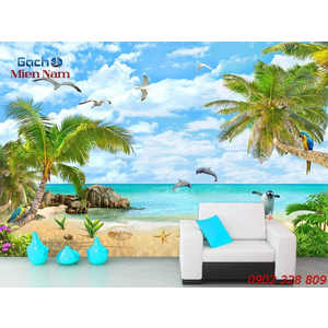 Gạch Tranh 3d Mây Biển CB31