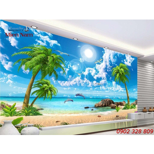 Gạch Tranh 3D Cảnh Biển CB03