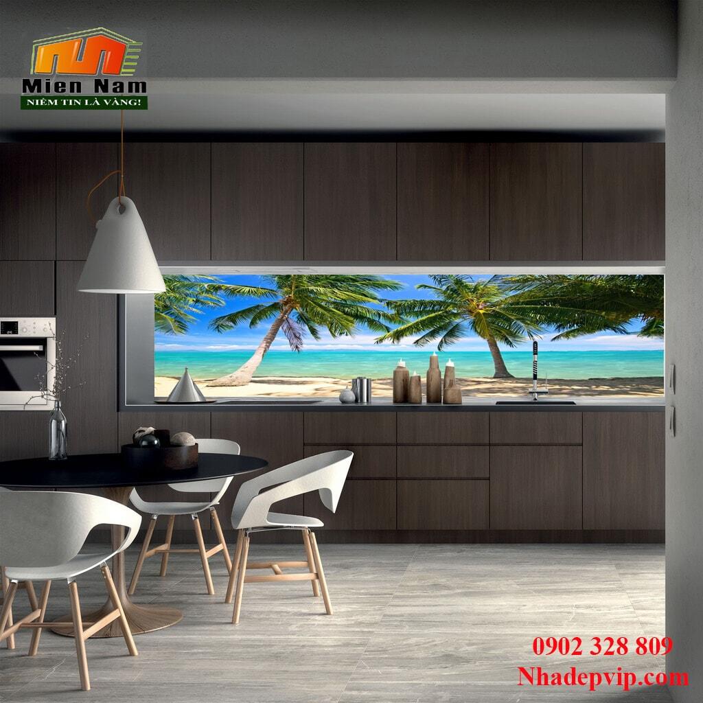 gach tranh 3d op bep