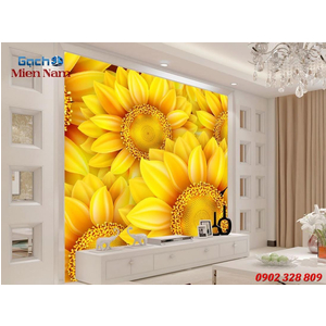 Gạch tranh 3d ốp tường Phòng ngủ HTM79