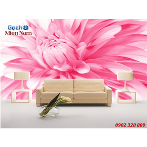 Gạch tranh 3d ốp tường Phòng ngủ HTM87