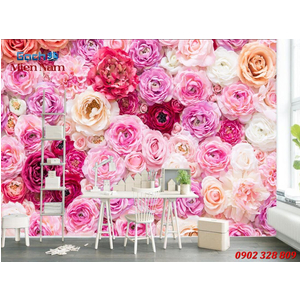 Gạch tranh 3d ốp tường Phòng ngủ HTM96