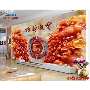 Gạch 3d Phòng Khách CP195