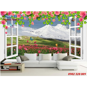 Gạch Tranh 3D Phòng ngủ HTM50