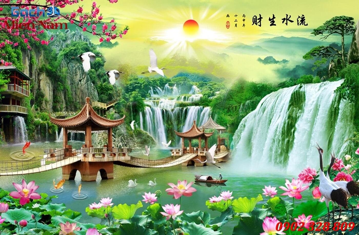 gạch tranh 3d phong thủy gạch tranh 3d phong thủy