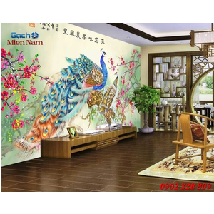 Gạch tranh 3d Phượng Hoàng CP32