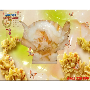 Gạch tranh 3d Phượng Hoàng CP44