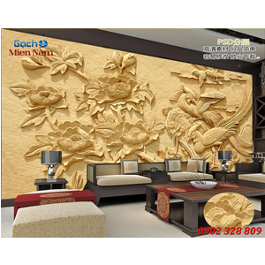 Gạch tranh 3d Phượng Hoàng CP55